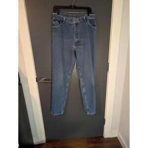 Vintage Wrangler For Women Mid Wash Denim Jeans Relaxed Fit 16x32